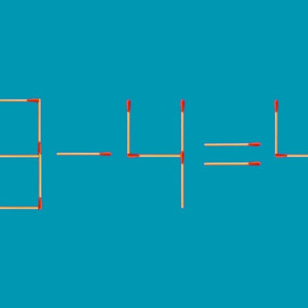 Relève le défi : Peux-tu résoudre ce casse-tête mathématique en déplaçant seulement 2 allumettes en moins de 35 secondes ?