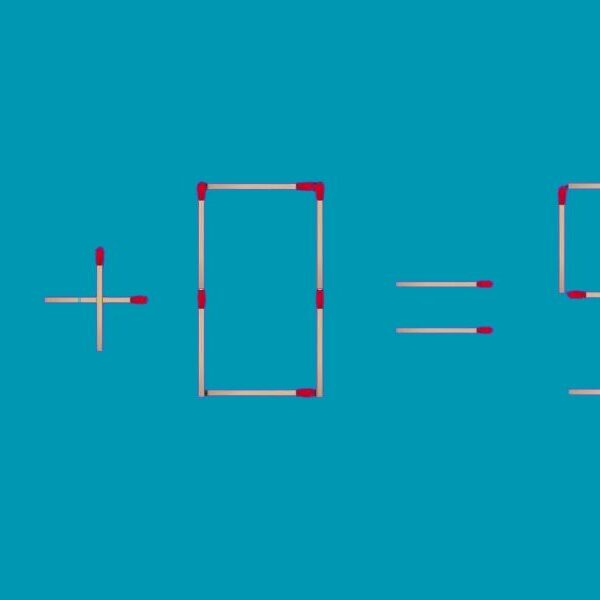 7+0=9 ???? Corrige cette équation en ne bougeant qu'une allumette en moins de 20 secondes !