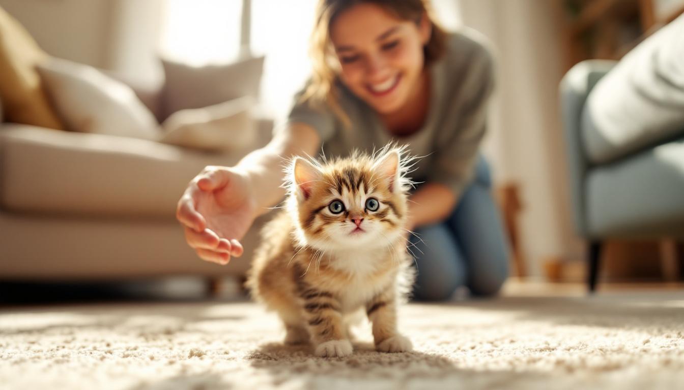 découvrez des conseils pratiques pour gagner la confiance d'un chaton craintif et créer une relation apaisante et harmonieuse avec votre nouveau compagnon.