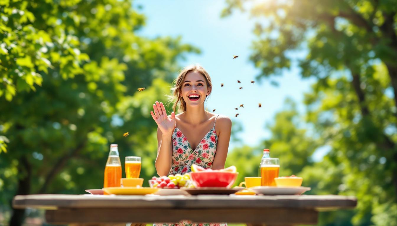 découvrez des astuces efficaces pour éloigner les guêpes de votre table en été et profiter pleinement de vos repas en extérieur sans être dérangé.