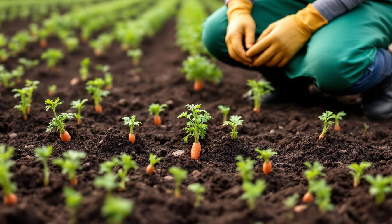découvrez comment planter des carottes facilement, du semis à la récolte, avec nos conseils pratiques pour un potager réussi.