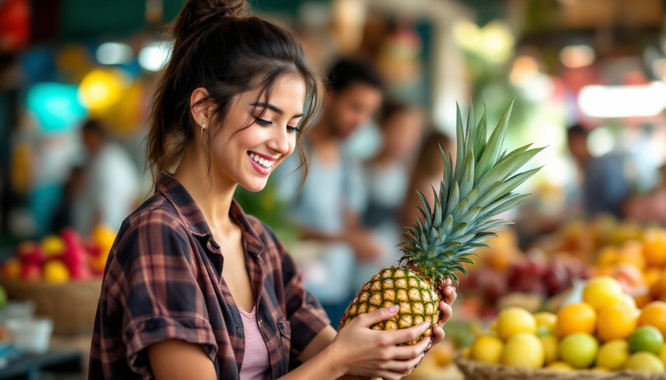 découvrez nos astuces simples et efficaces pour choisir un ananas bien mûr avant de l'acheter, et profitez d'un fruit juteux et délicieux à chaque fois.