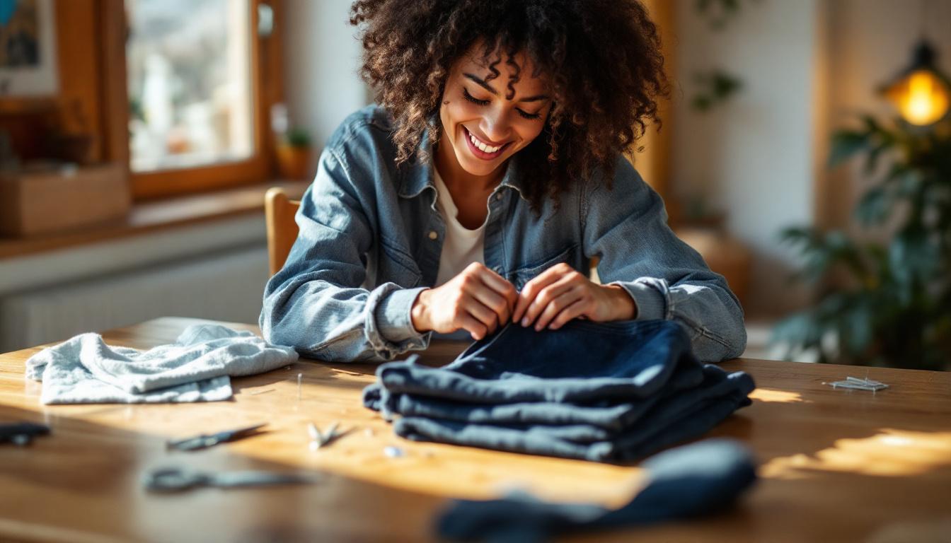 apprenez à raccourcir un pantalon facilement sans utiliser de machine à coudre grâce à nos astuces simples et rapides, idéales pour tous les niveaux de couture.