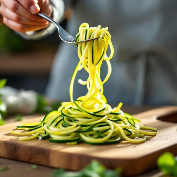 découvrez comment préparer des spaghetti de courgette sans utiliser de spiraliseur, une recette simple et healthy pour des repas légers et savoureux.