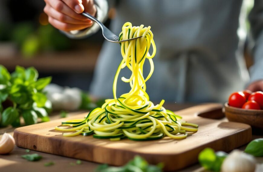 découvrez comment préparer des spaghetti de courgette sans utiliser de spiraliseur, une recette simple et healthy pour des repas légers et savoureux.