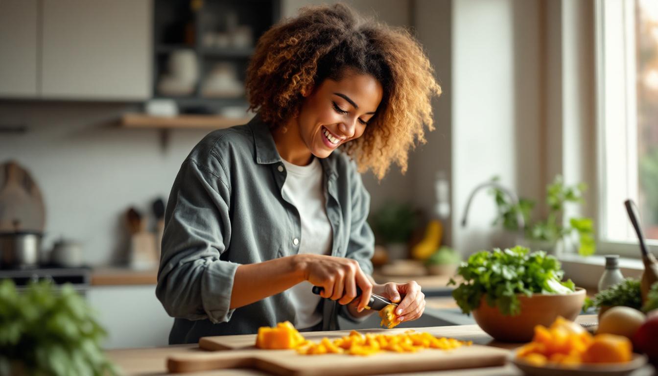 découvrez nos astuces pratiques pour éplucher une courge butternut en toute sécurité, sans risque de blessure.