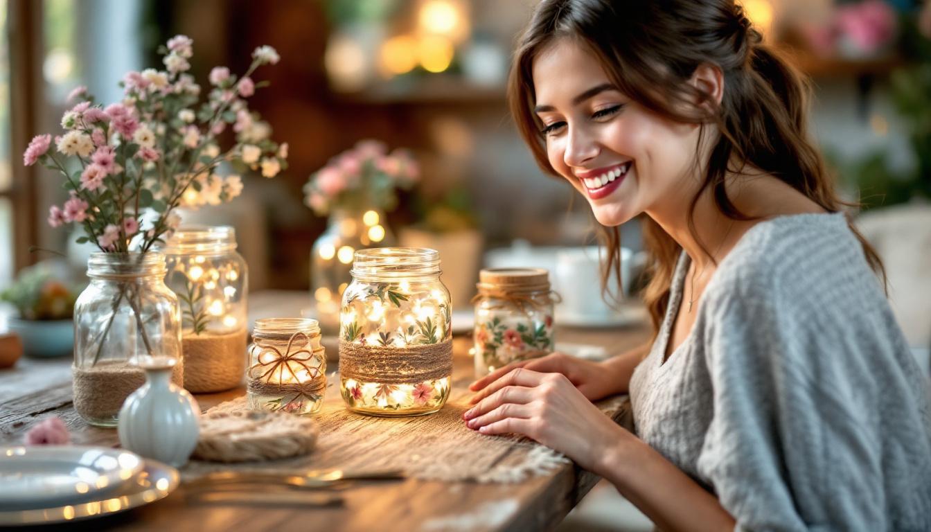 découvrez 15 idées créatives pour décorer un pot en verre facilement et avec style. transformez vos pots en objets déco uniques grâce à nos astuces simples et originales.