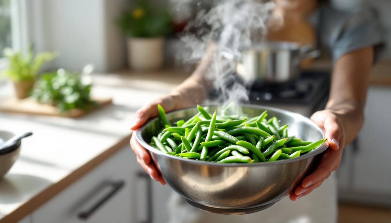 découvrez nos astuces simples et efficaces pour cuire des haricots verts frais parfaitement croquants, tout en conservant leur saveur et leurs nutriments.