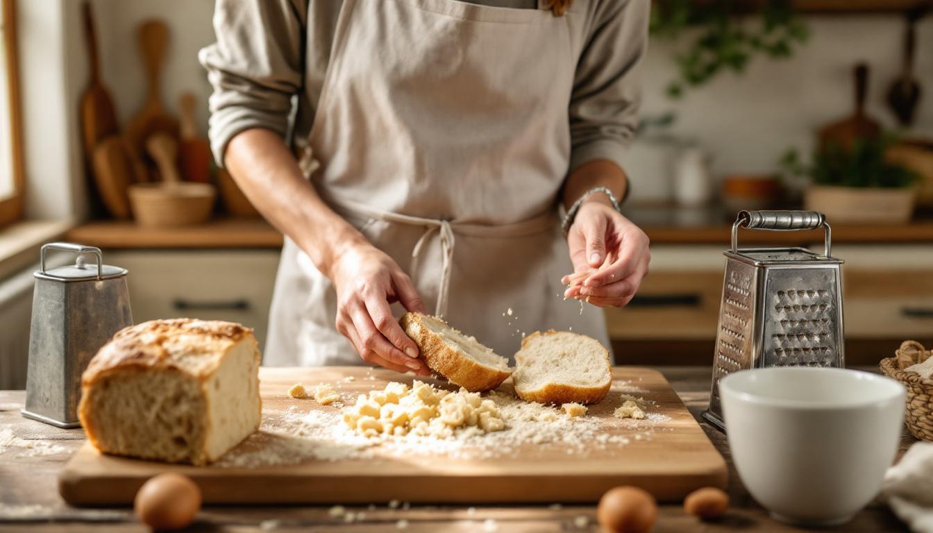 apprenez à préparer facilement votre chapelure maison à partir de pain rassis pour réduire le gaspillage et sublimer vos recettes.