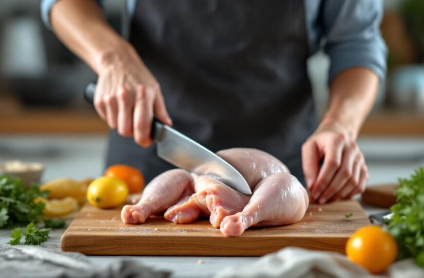 apprenez à découper le poulet en morceaux facilement grâce à nos conseils pratiques et astuces simples pour une préparation rapide et efficace.