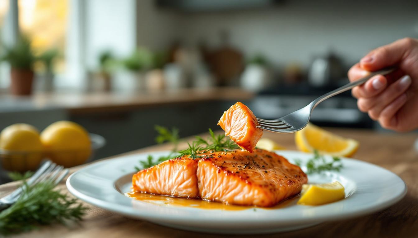 découvrez nos astuces pour cuire un pavé de saumon parfaitement moelleux, sans le dessécher, et savourez un plat délicieux et tendre à chaque fois.