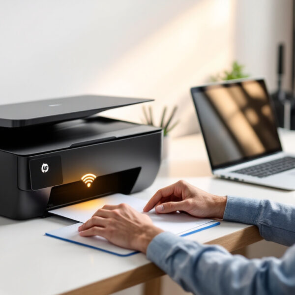 découvrez comment connecter facilement votre imprimante hp au wifi sans cd, grâce à des étapes simples depuis votre ordinateur ou votre smartphone.