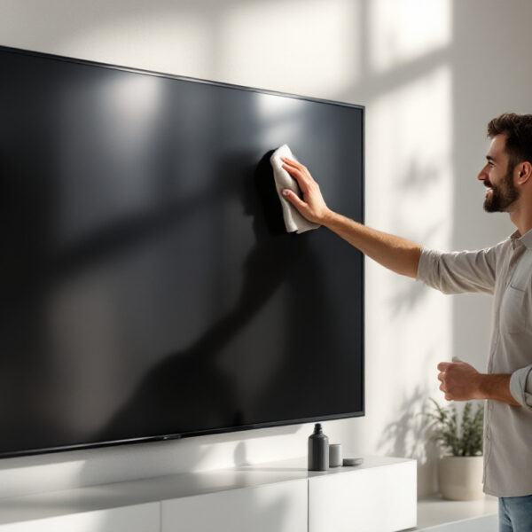 découvrez comment nettoyer un écran tv led ou oled en douceur, avec les bons gestes et produits, pour éliminer les traces sans l’abîmer.
