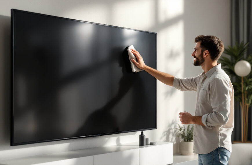 découvrez comment nettoyer un écran tv led ou oled en douceur, avec les bons gestes et produits, pour éliminer les traces sans l’abîmer.
