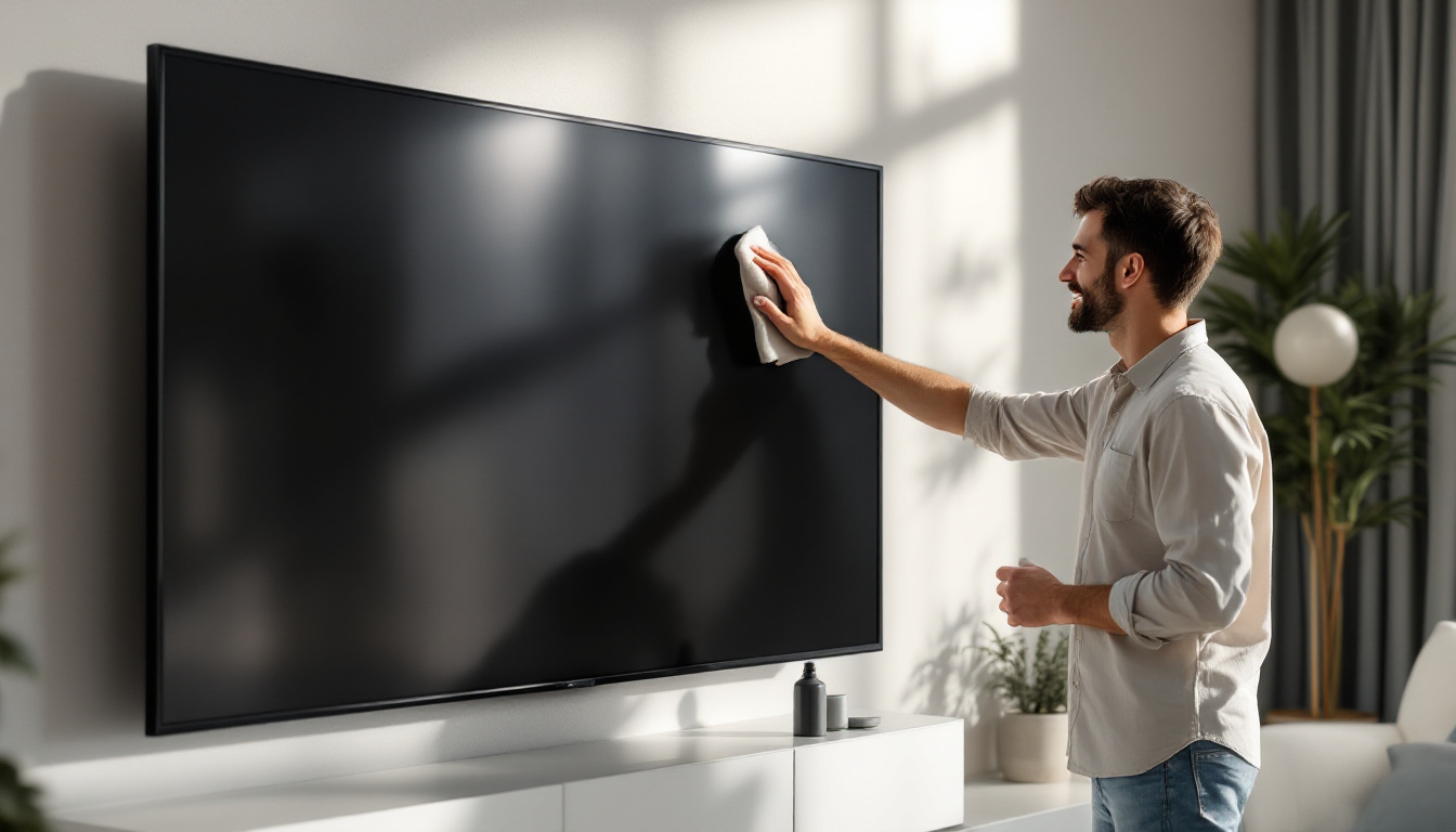 découvrez comment nettoyer un écran tv led ou oled en douceur, avec les bons gestes et produits, pour éliminer les traces sans l’abîmer.