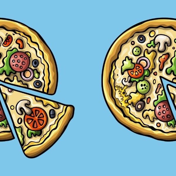 Arriverez-vous à trouver les 3 différences entre ces 2 pizzas en moins de 25 secondes ?